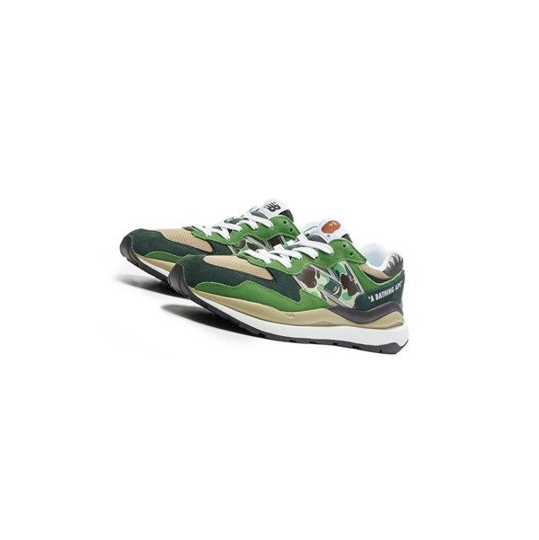 Army Green Women's A BATHING APE X New Balance 5740 Low Sneakers | FBN830756