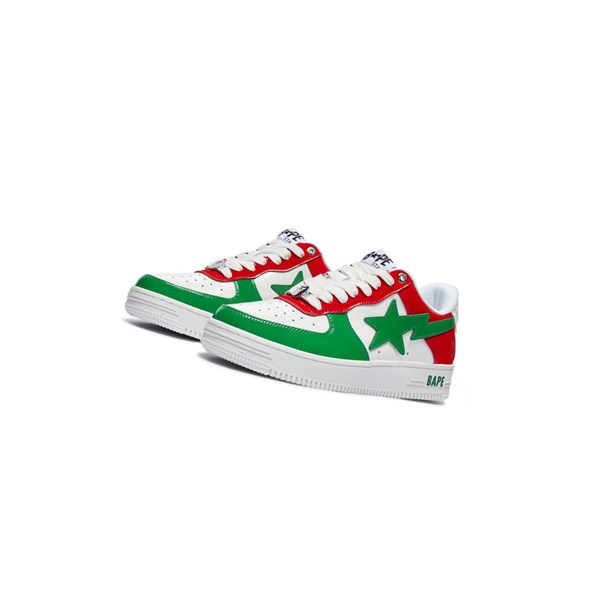 Autumn Green Men's A BATHING APE Bape Sta M1 Low Sneakers | XWB847193