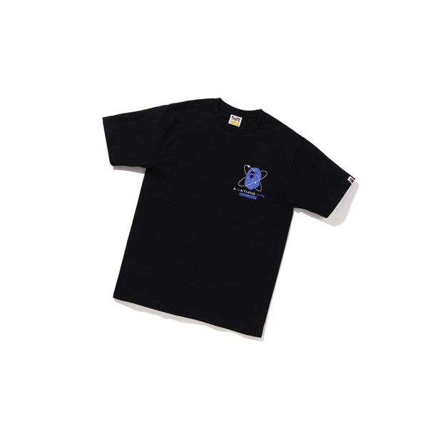 Black Men's A BATHING APE Bape Galaxy Tee Short Sleeve T Shirts | AFS769813