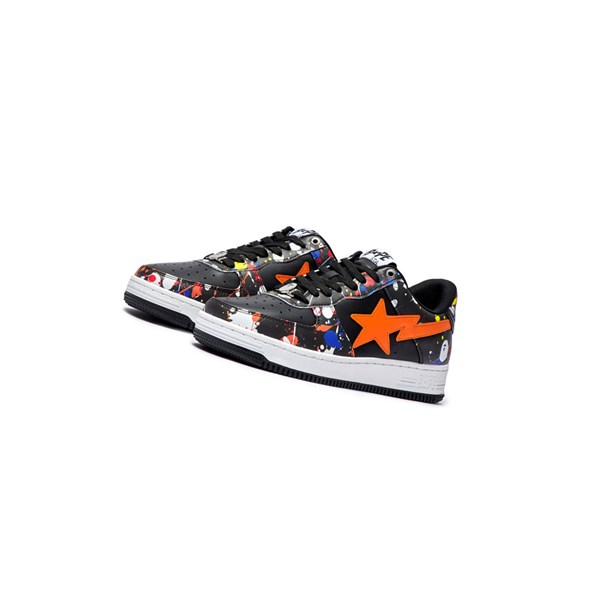 Black Men's A BATHING APE Bape Sta #3 M2 Low Sneakers | ZIH257498