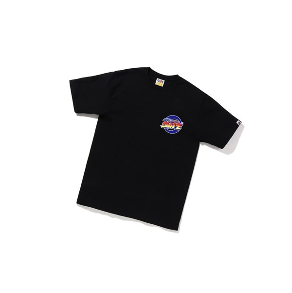 Black Men's A BATHING APE Japan Culture Karate Tee Short Sleeve T Shirts | IGJ761082