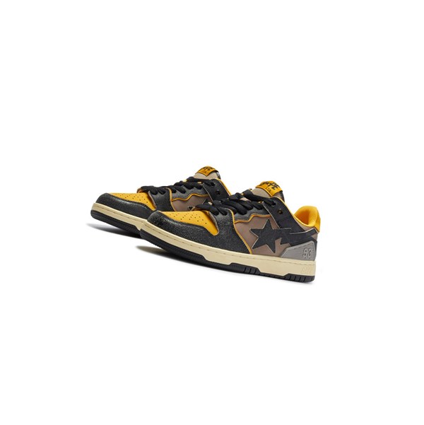 Black Men's A BATHING APE Sk8 Sta #5 M1 Low Sneakers | GAF218056