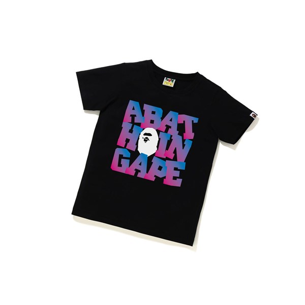 Black Women's A BATHING APE A Bathing Ape Tee Short Sleeve T Shirts | HYP802976