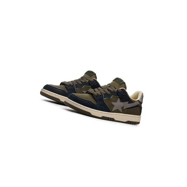 Blue Men's A BATHING APE Bape Sk8 Sta #5 Low Sneakers | ONW263401