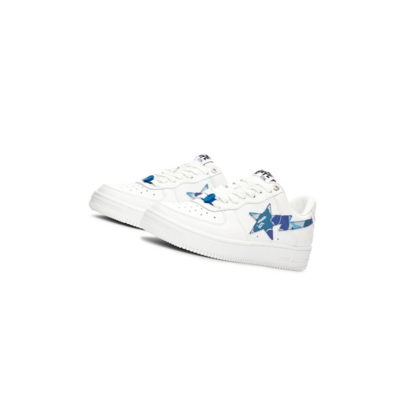 Blue Women's A BATHING APE Bape Sta™ White / Abc Camo Low Sneakers | HPR985130