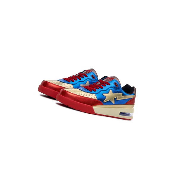 Blue Women's A BATHING APE Road Sta Mid Sneakers | BJQ741208