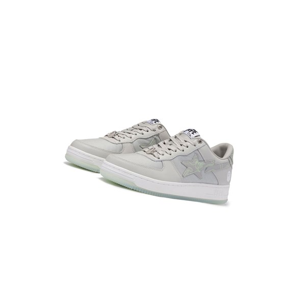 Grey Men's A BATHING APE Bape Sta #1 M2 Low Sneakers | NMJ018359