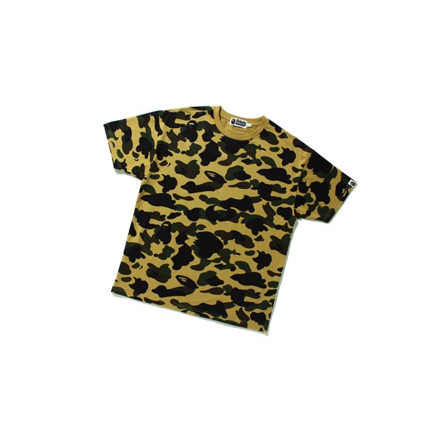 Mellow Yellow Women's A BATHING APE 1st Camo Oversized Tee Short Sleeve T Shirts | NWK647931