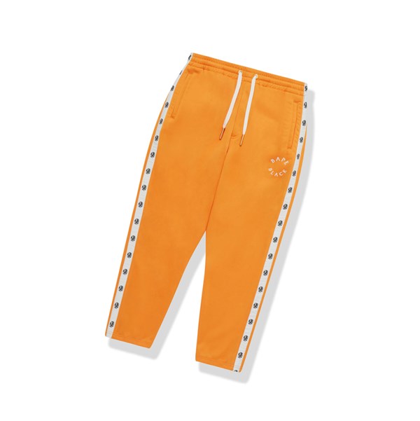 Orange Men's A BATHING APE Logo Track Long Pants | PYT762940