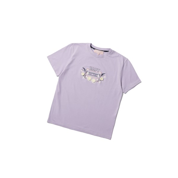 Pastel Lilac Women's A BATHING APE Embellished Tee Short Sleeve T Shirts | OKD509827