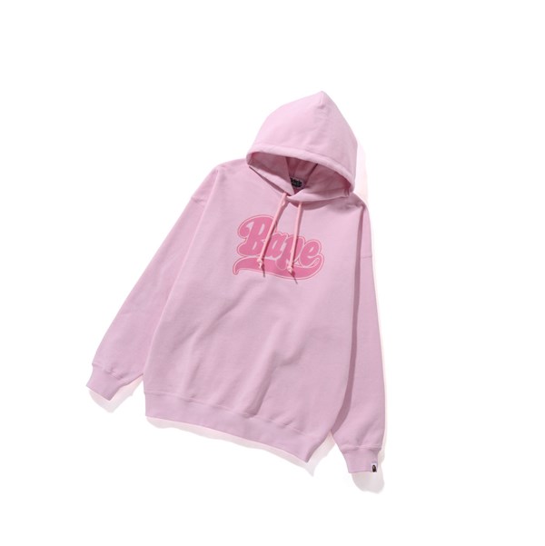 Pink Women's A BATHING APE Bape® Oversized Pullover Hoodie | NMO641985