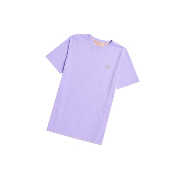 Purple Women's A BATHING APE Logo Tee Short Sleeve T Shirts | GFK719385