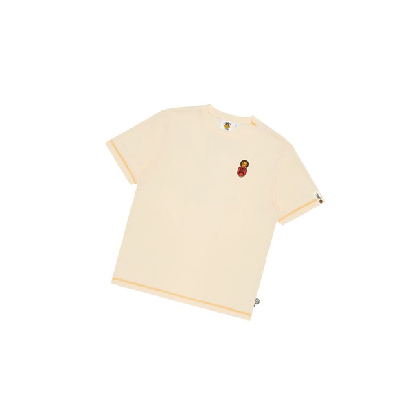 White Men's A BATHING APE Baby Milo Tee Short Sleeve T Shirts | BDY473826