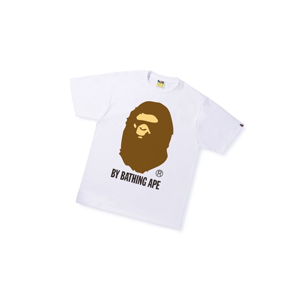 White Men's A BATHING APE By Bathing Ape Tee Short Sleeve T Shirts | SQE329180