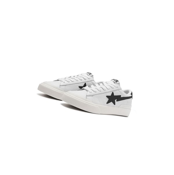 White Men's A BATHING APE Mad Sta M2 Low Sneakers | SZK205419