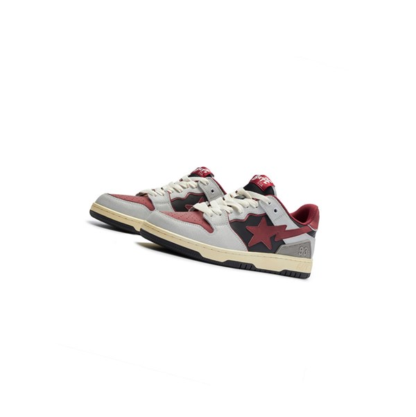 White Men's A BATHING APE Sk8 Sta #4 M1 Low Sneakers | QCA014589