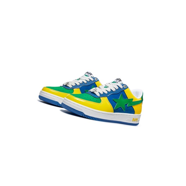 Yellow Men's A BATHING APE Bape Sta M1 Low Sneakers | CNL627349