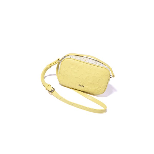 Yellow Women's A BATHING APE Solid Camo Shoulder Bags | QSG824395