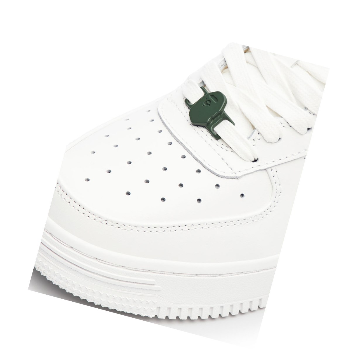 Army Green Men's A BATHING APE Bape Sta™ White / Abc Camo Low Sneakers | GLF351298