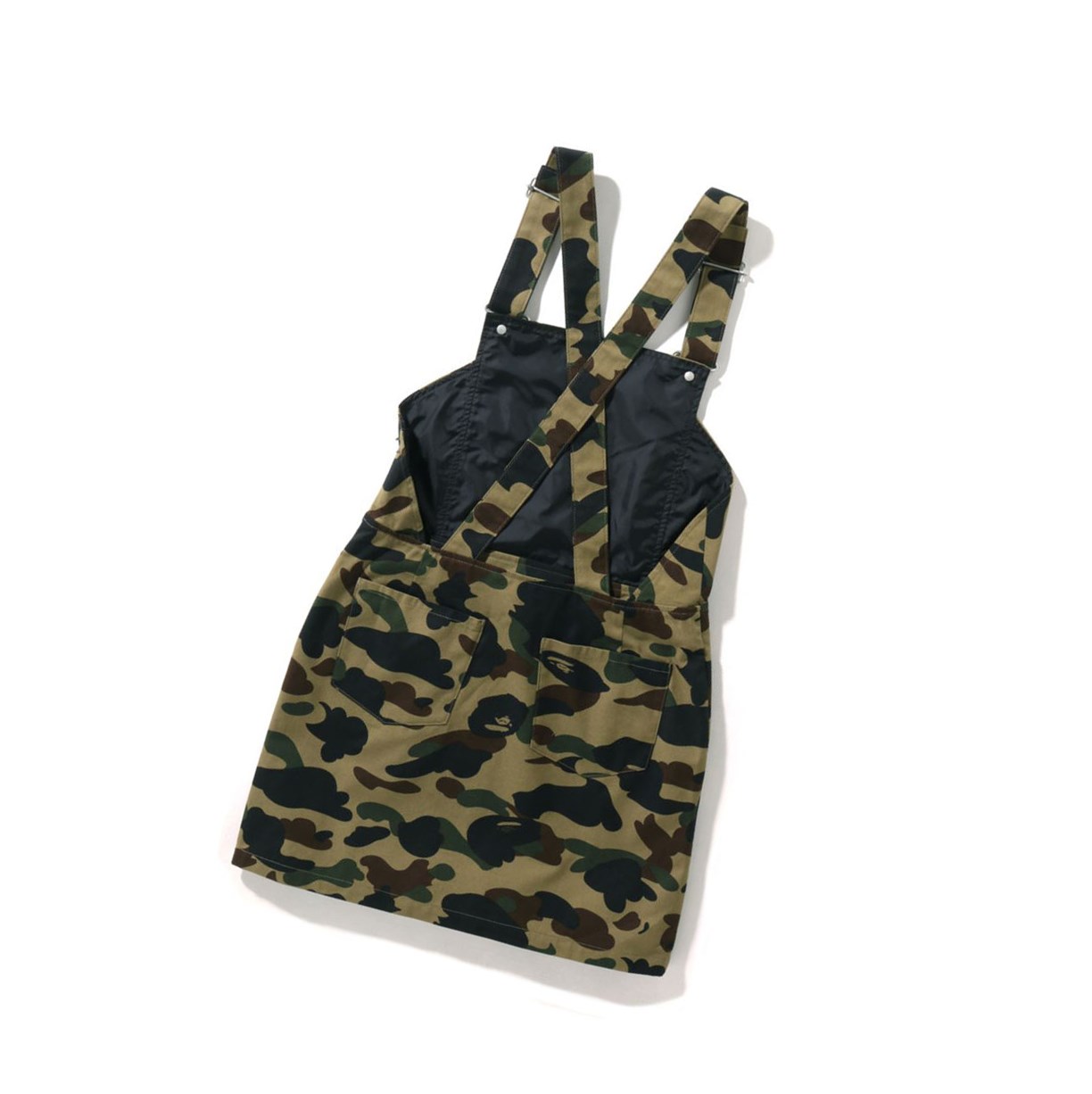 Army Green Women's A BATHING APE 1st Camo Jumper Mini Skirts | TVW872349