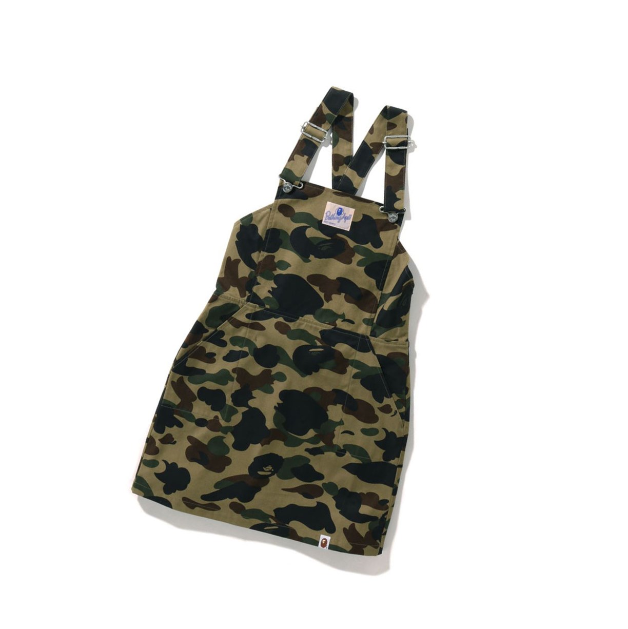 Army Green Women\'s A BATHING APE 1st Camo Jumper Mini Skirts | TVW872349