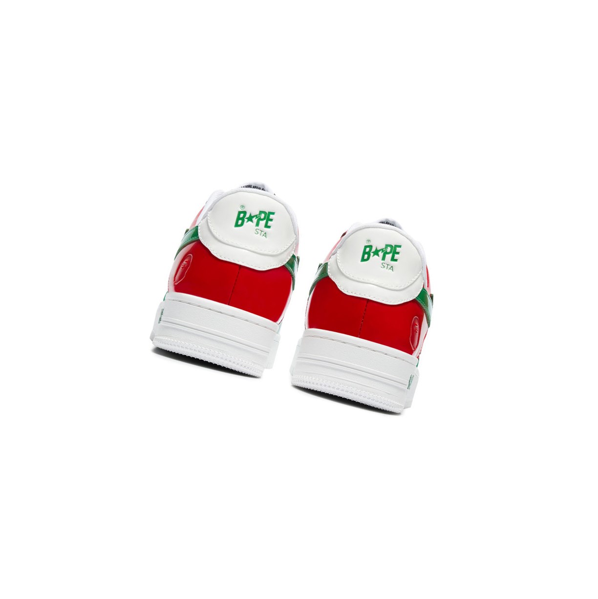 Autumn Green Men's A BATHING APE Bape Sta M1 Low Sneakers | XWB847193