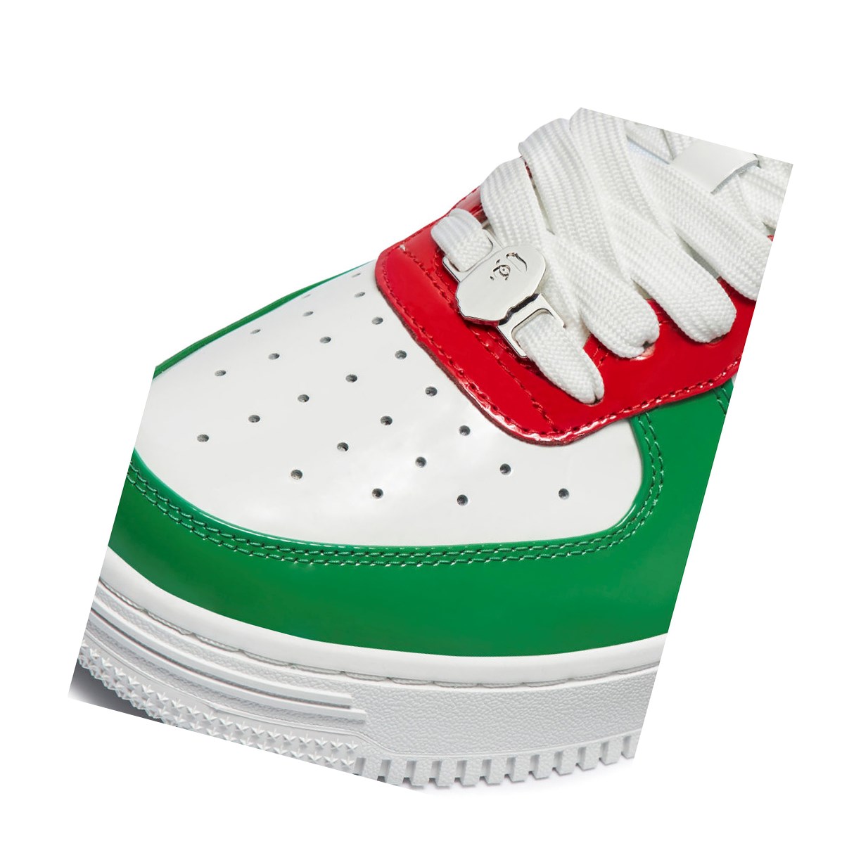 Autumn Green Men's A BATHING APE Bape Sta M1 Low Sneakers | XWB847193