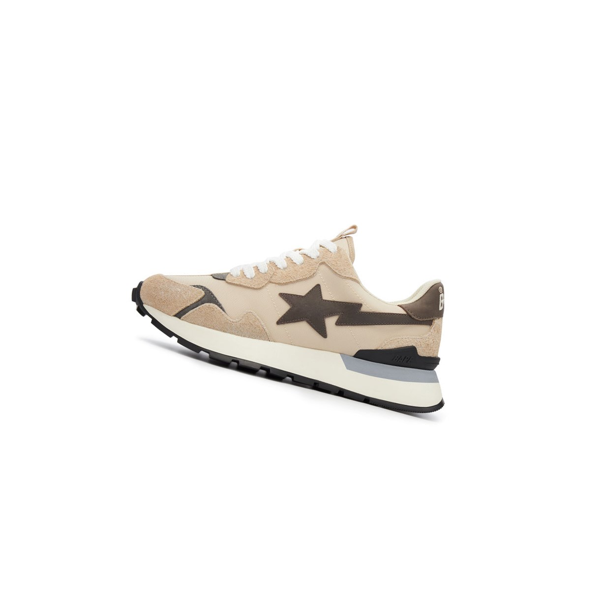 Beige Men's A BATHING APE Road Sta Express #1 M2 Low Sneakers | NQA074186