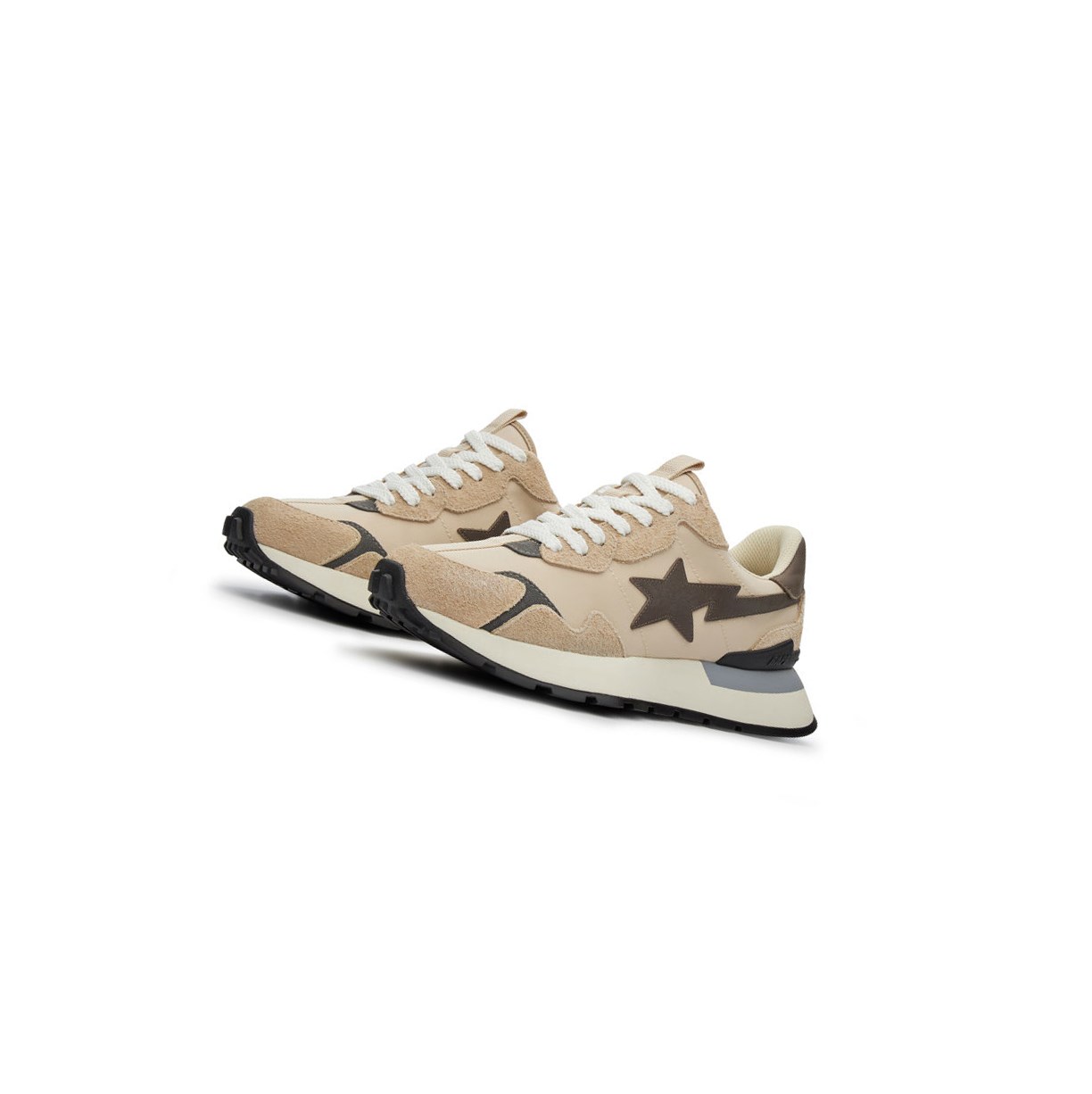 Beige Women\'s A BATHING APE Road Sta Express #1 L Low Sneakers | NLP452978