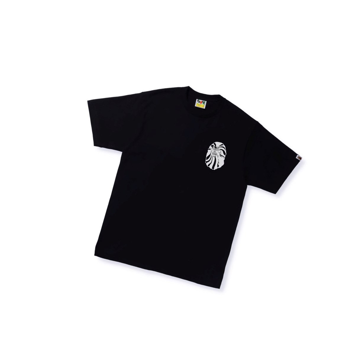 Black Men\'s A BATHING APE Bape Ape Head Tee #1 Short Sleeve T Shirts | MKP601428