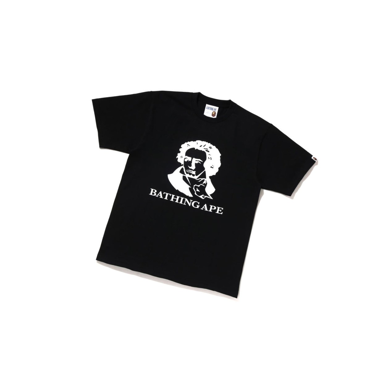 Black Men\'s A BATHING APE Bathing Ape Tee Short Sleeve T Shirts | KYS192865