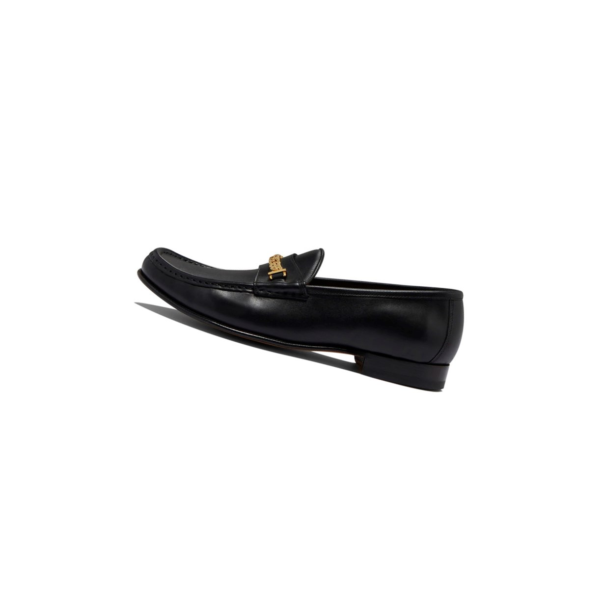 Black Men's A BATHING APE Gold Chained Loafers & Moccasins Loafers | EFC048165