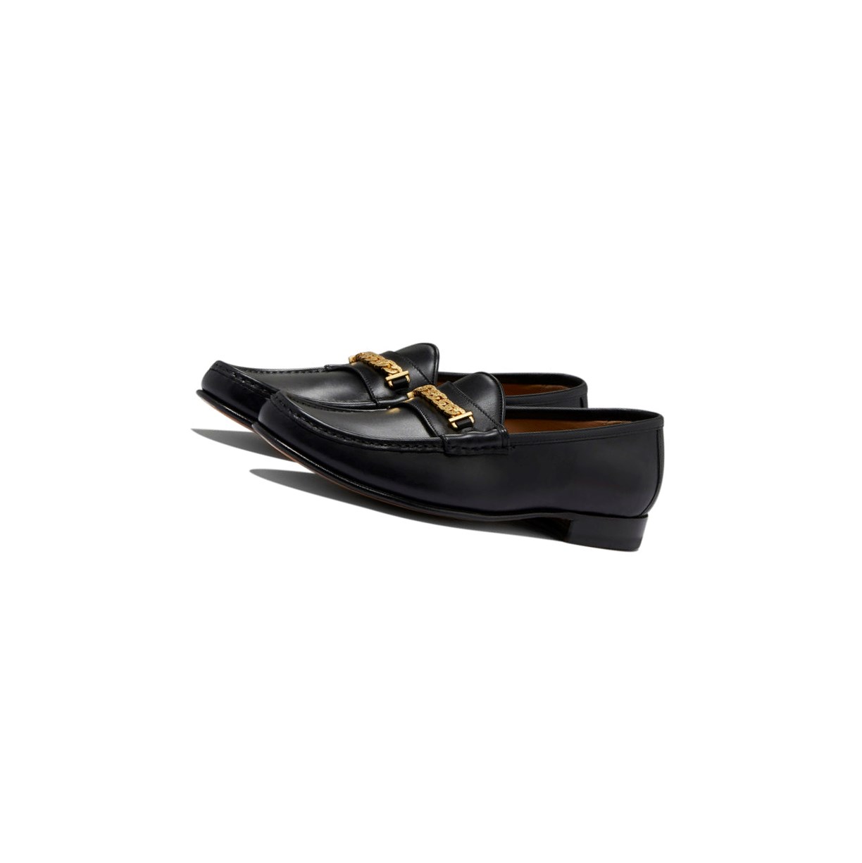 Black Men\'s A BATHING APE Gold Chained Loafers & Moccasins Loafers | EFC048165