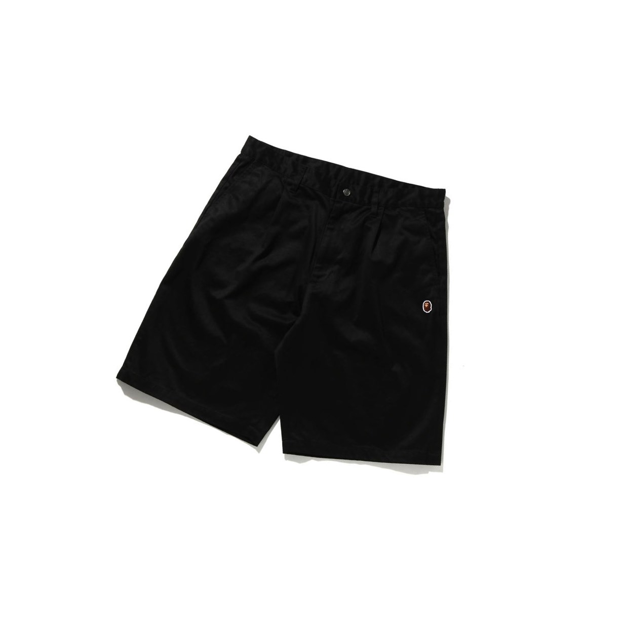 Black Men\'s A BATHING APE One Point Wide Fit Chino Shorts | CTH273456