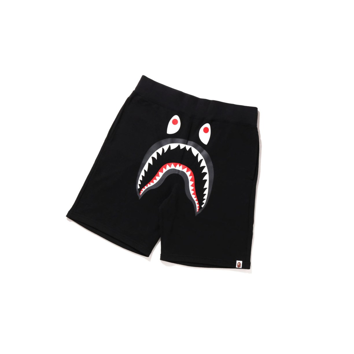 Black Men\'s A BATHING APE Shark Sweat Shorts | BGI025937