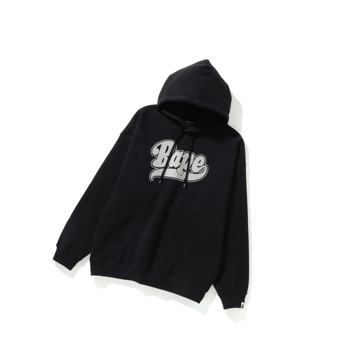 Black Women\'s A BATHING APE Bape® Oversized Pullover Hoodie | EJM735046