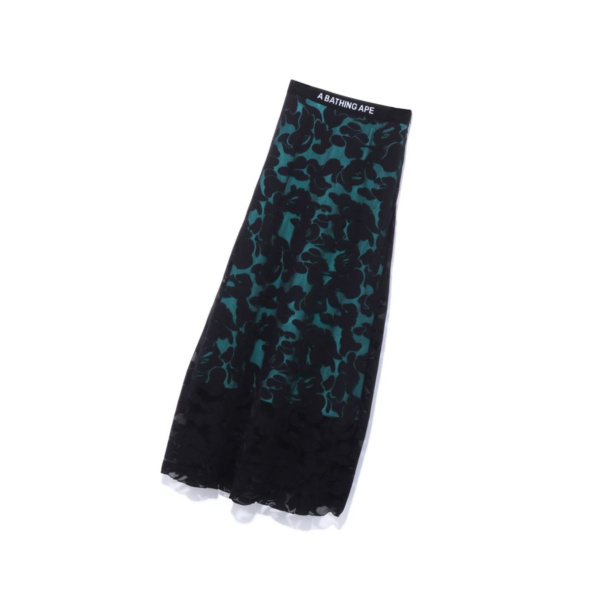 Black Women\'s A BATHING APE Solid Camo Long Long Skirts | IRV871953