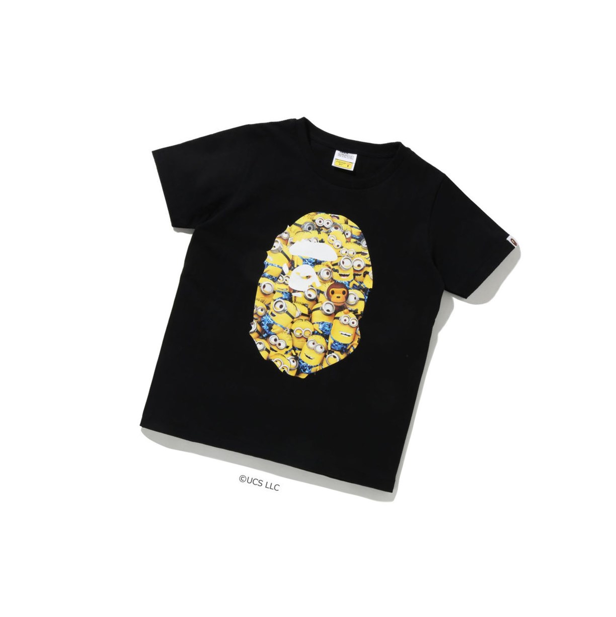 Black Women\'s A BATHING APE X Minions Tee09 Short Sleeve T Shirts | EFT834976