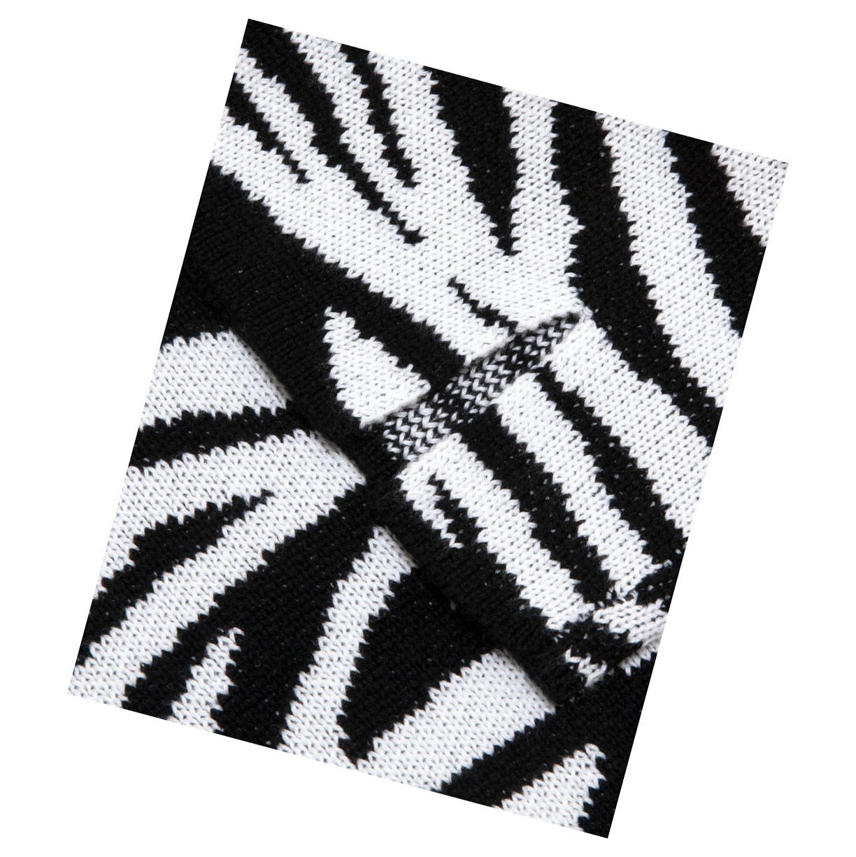 Black Women's A BATHING APE Zebra Pattern Knit Mini Skirts | YXC084635