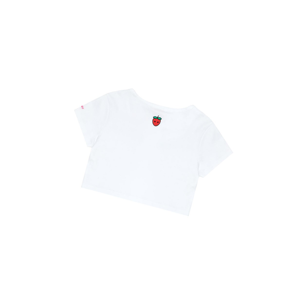 Bleached White Women's A BATHING APE Logo Berry Tee Short Sleeve T Shirts | PHB317459