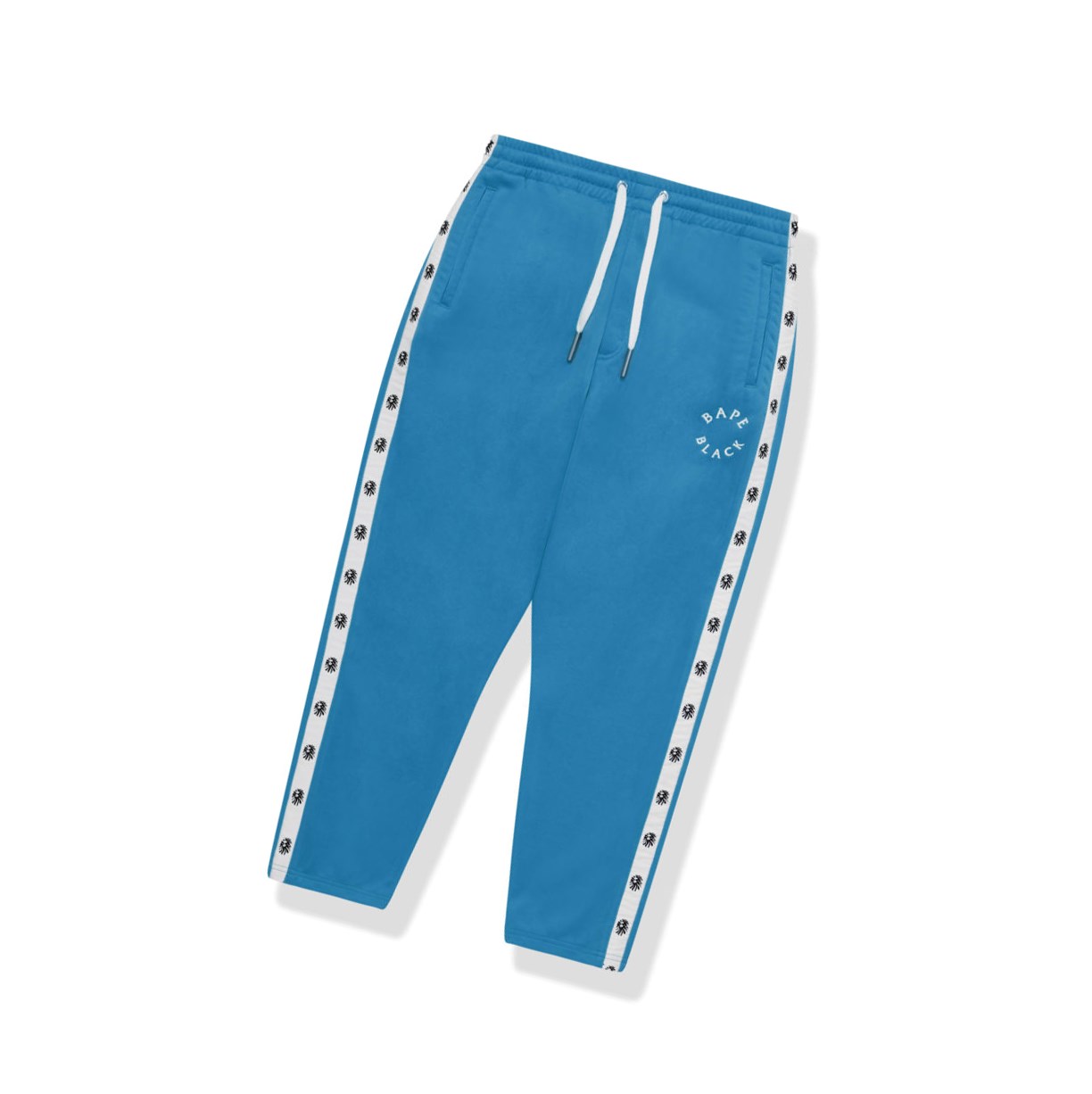 Blue Men\'s A BATHING APE Logo Track Long Pants | VSO957640