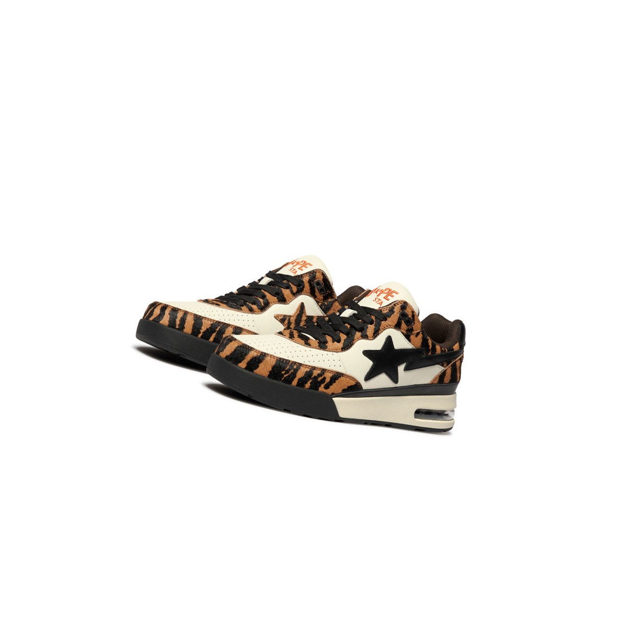 Brown Men\'s A BATHING APE Cny Road Sta M1 Mid Sneakers | FNT634098