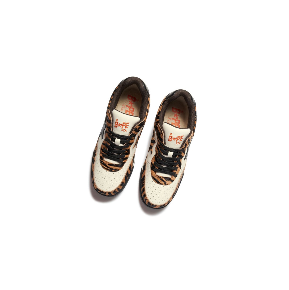 Brown Women's A BATHING APE Cny Road Sta M1 Mid Sneakers | KNT593086