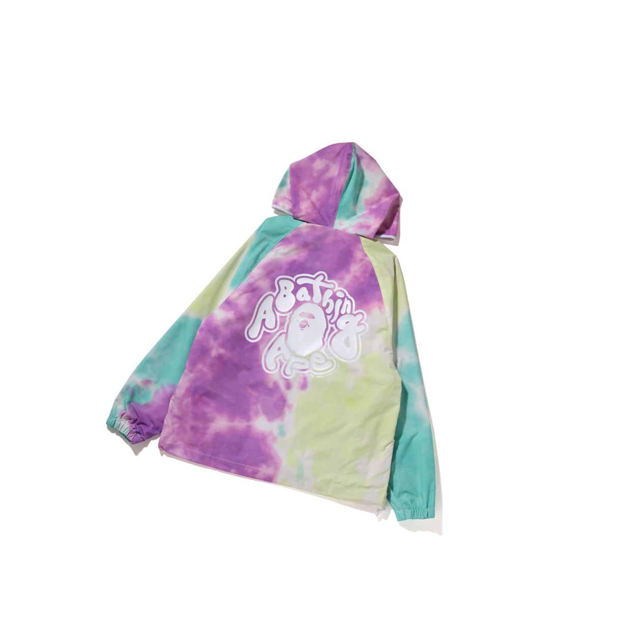 Caise Women's A BATHING APE Tie-dye Oversized Full Zip Thin Jackets | SEU581637