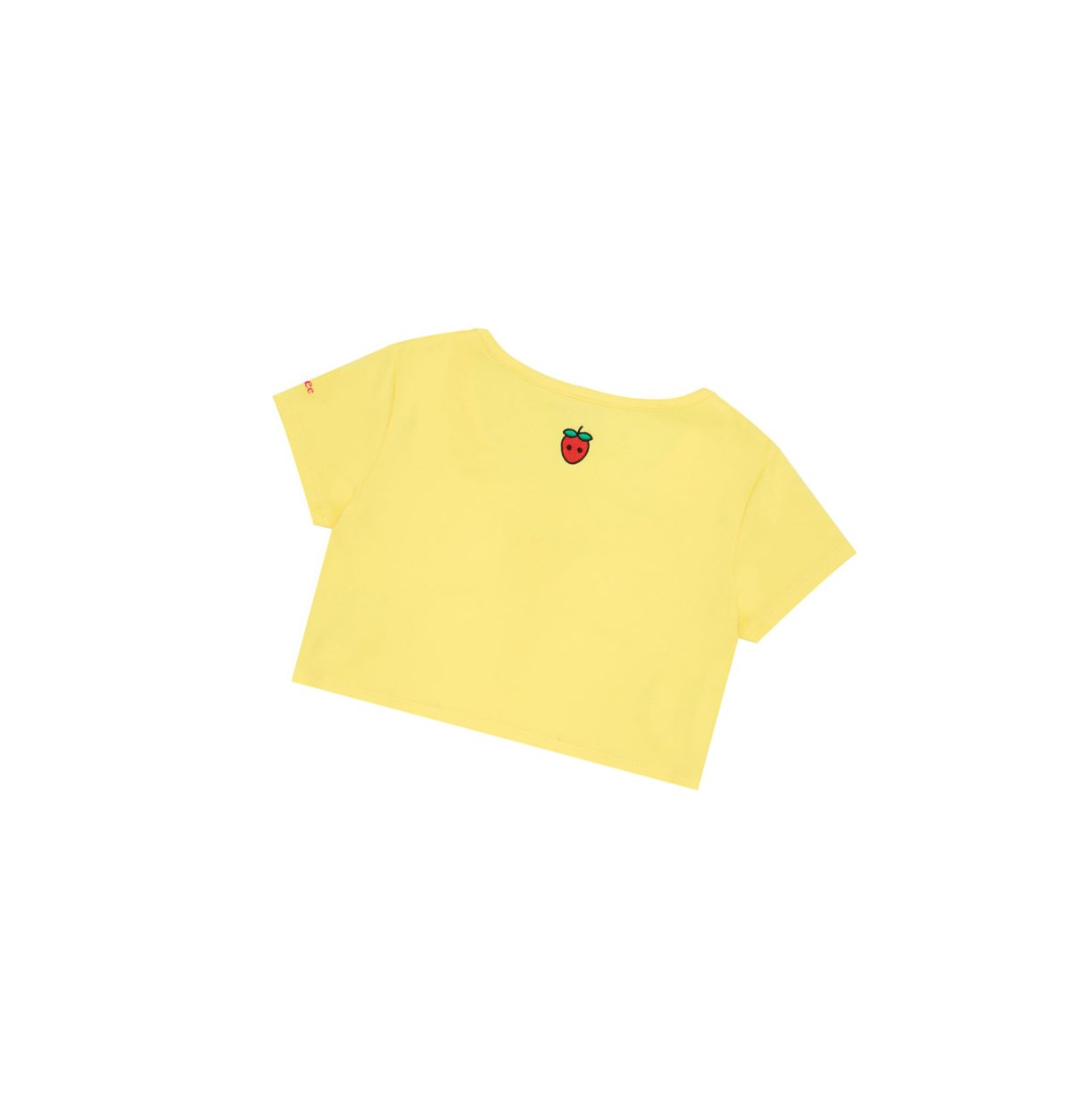 Lemon Yellow Women's A BATHING APE Logo Berry Tee Short Sleeve T Shirts | JLI862739