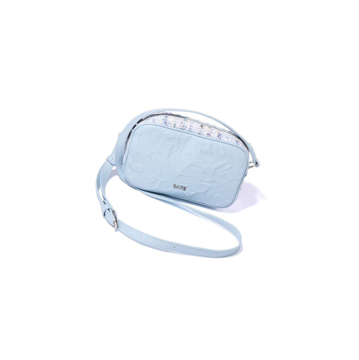 Light Blue Women\'s A BATHING APE Solid Camo Shoulder Bags | JGW256809