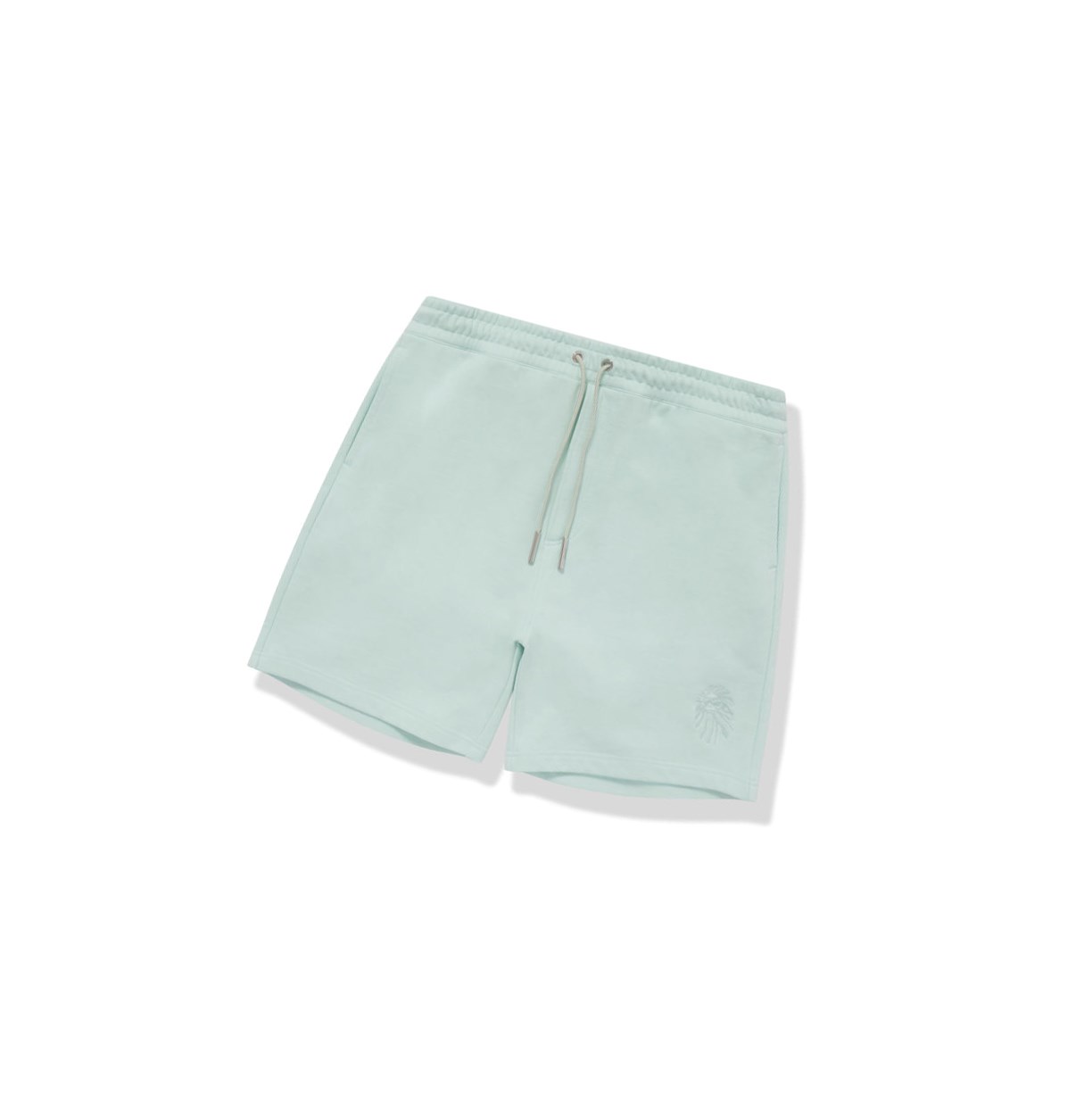 Light Green Men\'s A BATHING APE Ape Head Sweat Shorts | FJP564298