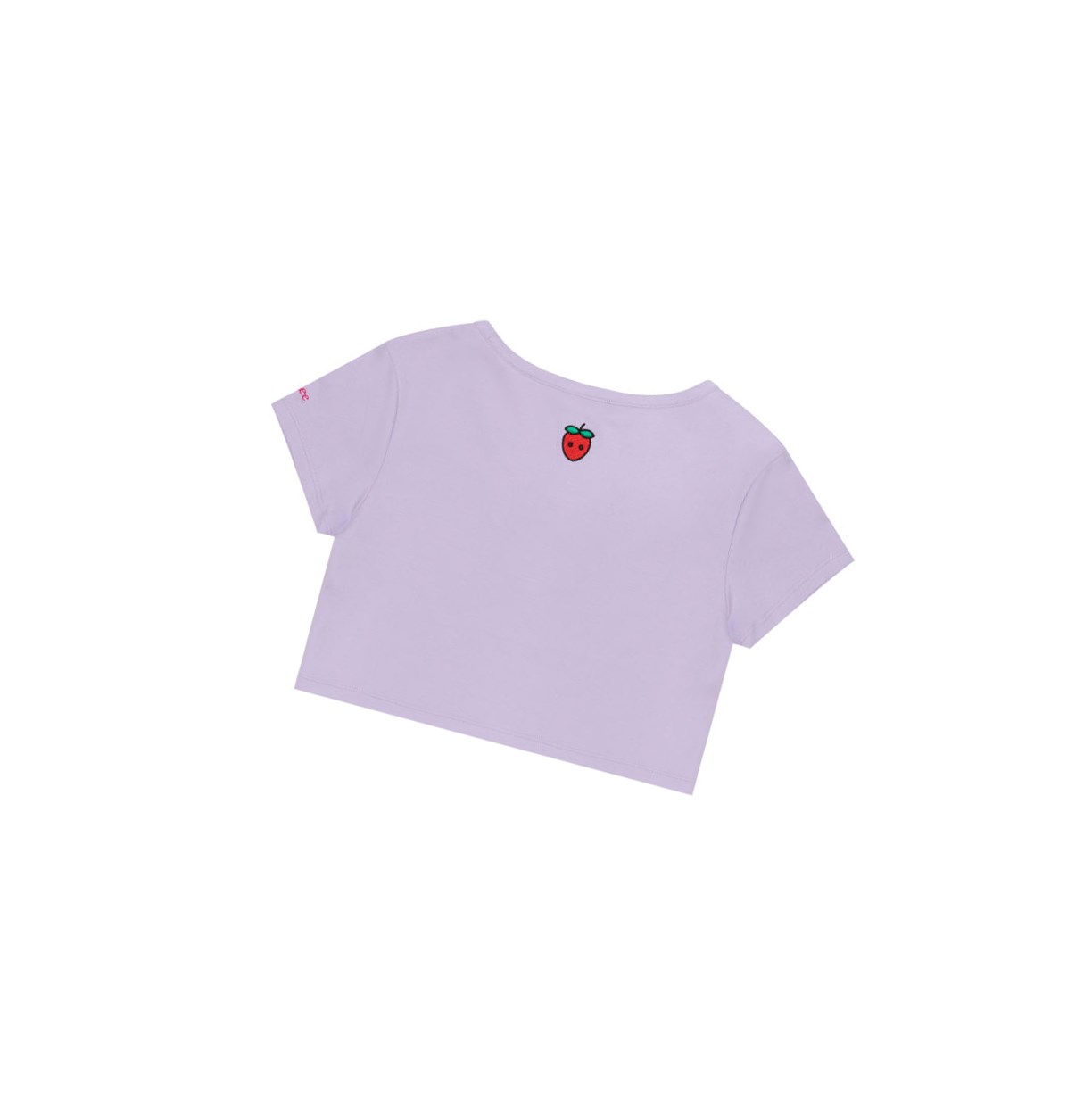 Lilac Women's A BATHING APE Logo Berry Tee Short Sleeve T Shirts | YVR145723