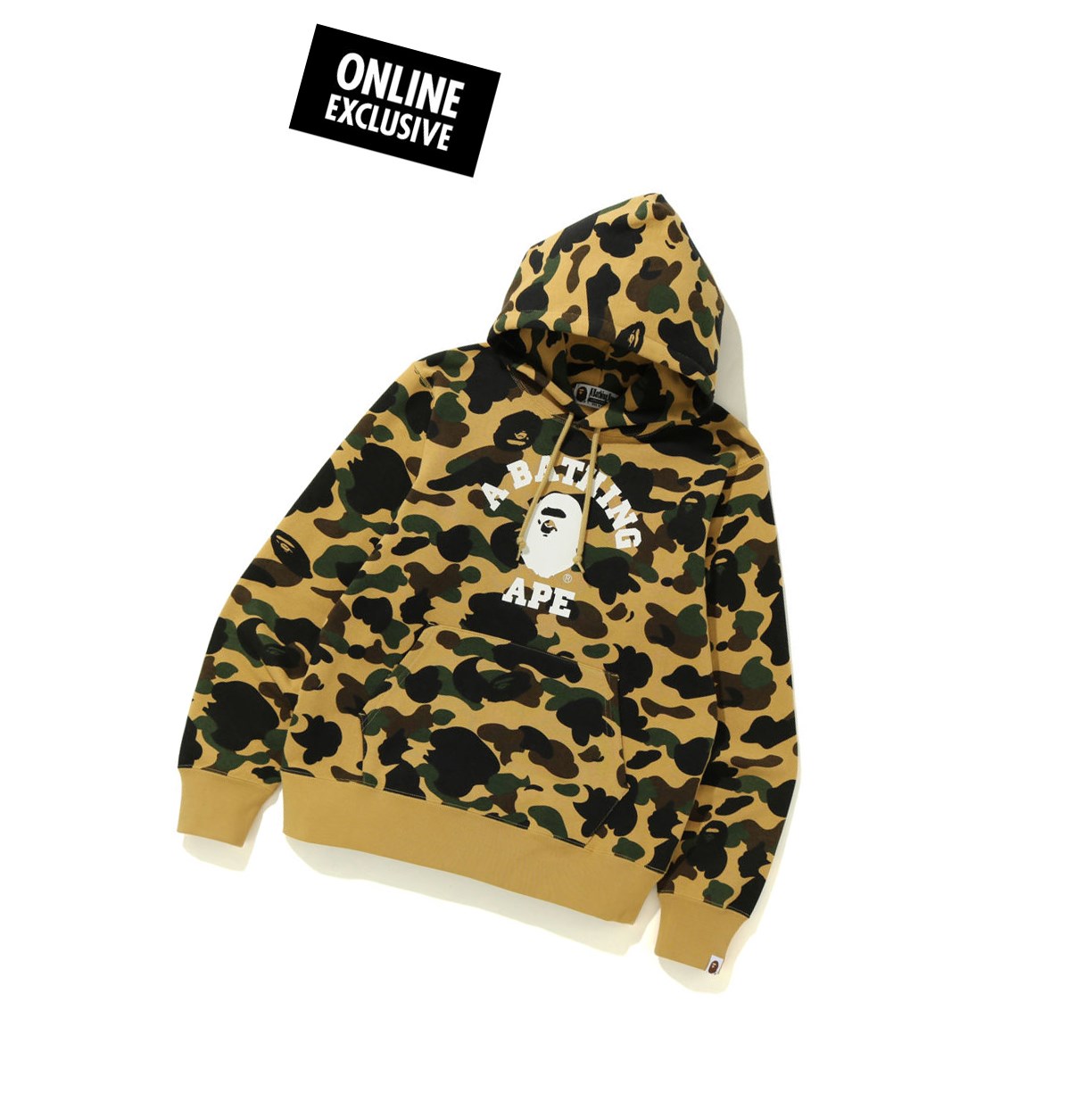 Men\'s A BATHING APE 1st Camo College Hoodie | LIG302476