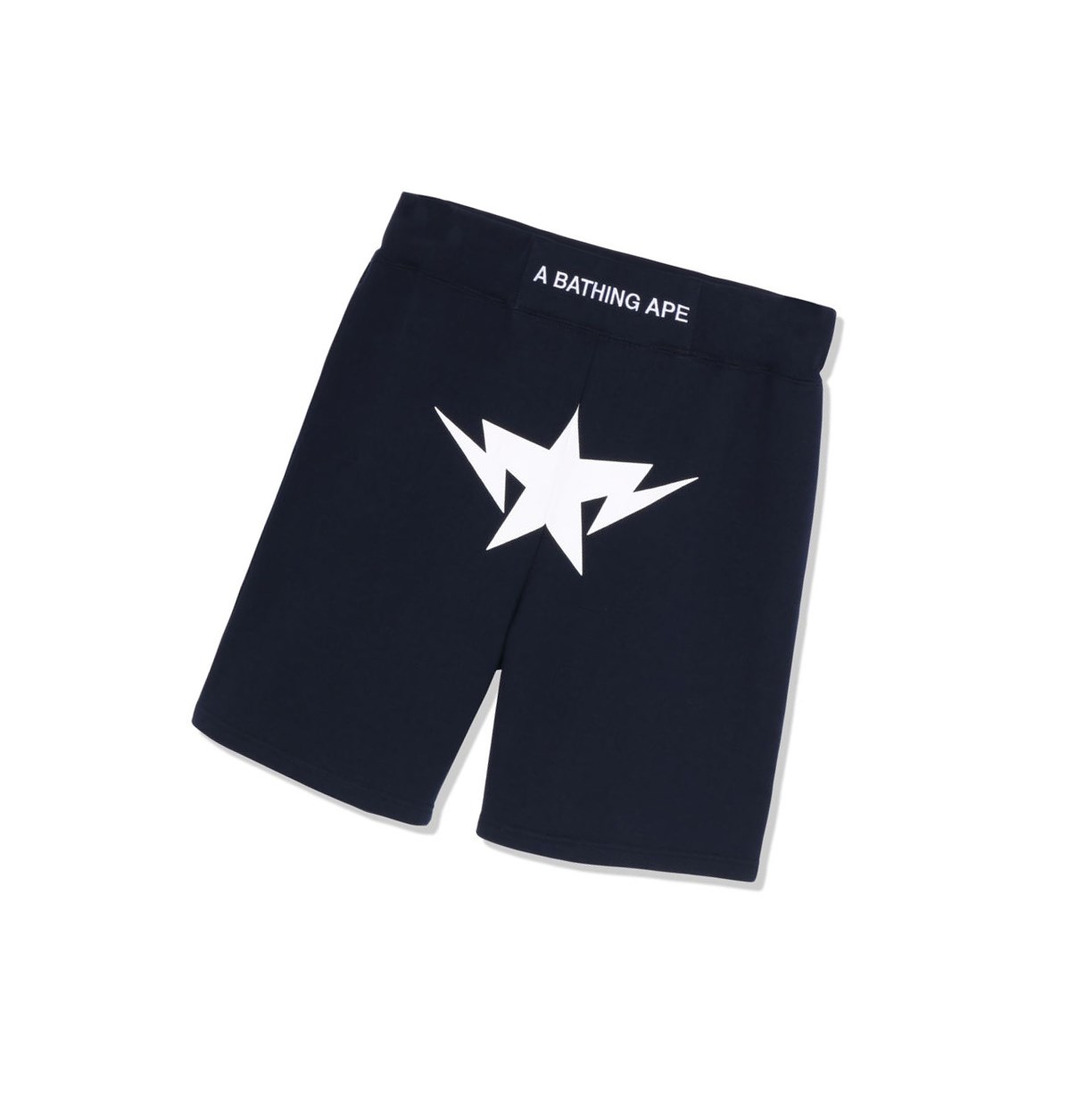 Navy Blue Men\'s A BATHING APE Twinsta Sweat Shorts | FGD739056